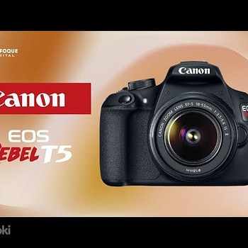 Canon EOS Rebel T5 1200D Digital SLR Camera with EF-S 18-55m