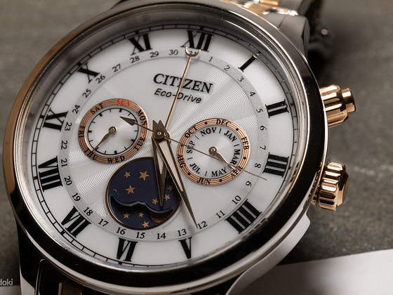 Citizen Moon Phase Eco-Drive чек, бокс!