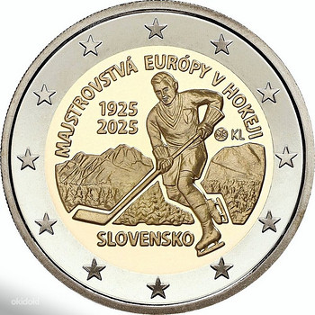 2 евро Словакия,Германия,Бельгия 2025