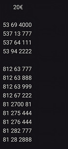 Eristuvad ja meeldejäävad telefoninumbrid (2 foto / 3)