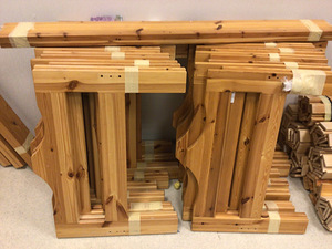 Lastevoodid pikkusega 140 cm, mänd (3 foto / 4)