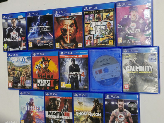 PS4, Sony Playstation 4 mängud