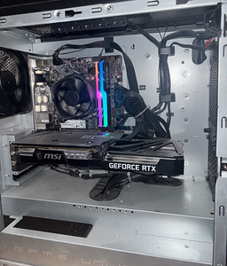 MSI Настольный компьютер RTX 3060Ti, i7 8700, 32 ГБ ОЗУ (1 фото из 2)