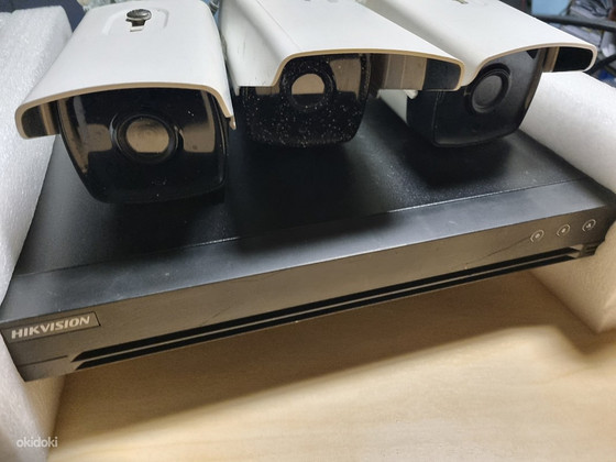 Digitaalne videoregistraator HIKVISION koos 4kaamerad