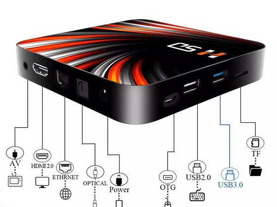 Android 10 тв-приставка 4/32 гб.