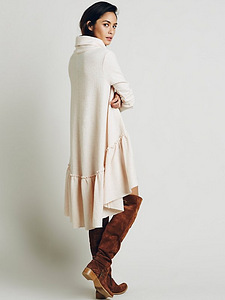 Шерстяное платье-туника Free People S (2 фото из 3)