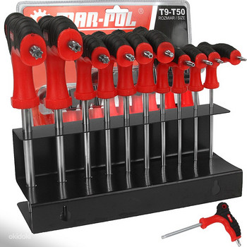 Набор торцевых ключей Torx 10 штук T9-T50