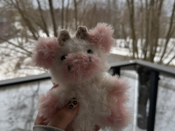 Коровка вязаная