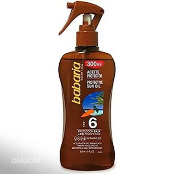 Päevitusõli Babaria SPF 6, 300 ml
