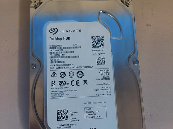 1TB 3,5'' HDD