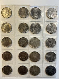 Шведские монеты, Монета, Кроны, Оре, Швеция, Svenska lot3 (1 фото из 10)
