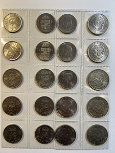 Шведские монеты, Монета, Кроны, Оре, Швеция, Svenska lot3 (2 фото из 10)