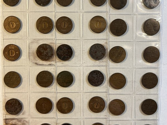 Rootsi müntide kollektsioon, Krona, Öre, Kronor mündid lot4