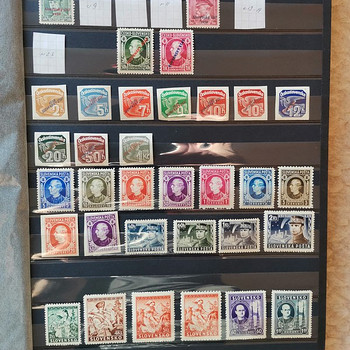 Почтовые марки Словакии 1939-1943 г