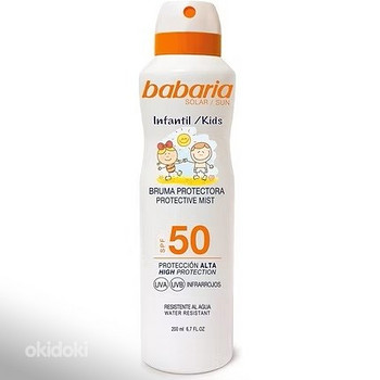 Päikesekaitsesprei lastele Babaria(2 tüüpi)