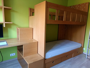 Narivoodi komplekt kirjutuslauaga (4 foto / 10)