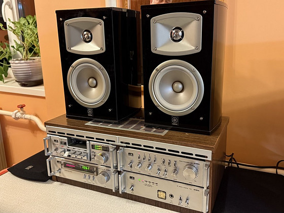 Aiwa komplekt koos kõlaritega - L22, R22, C22, P22