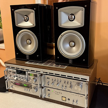Aiwa komplekt koos kõlaritega - L22, R22, C22, P22
