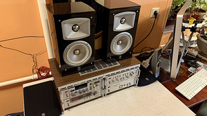 Aiwa komplekt koos kõlaritega - L22, R22, C22, P22 (3 foto / 9)