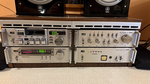 Aiwa komplekt koos kõlaritega - L22, R22, C22, P22 (4 foto / 9)