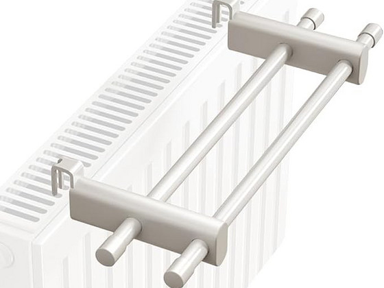 Towel Rail Heating Hanging 50 cm White