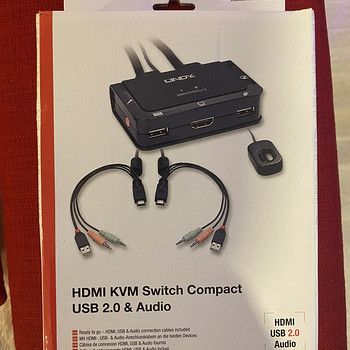 HDMI KVM Switch Compact USB 2.0 Audio