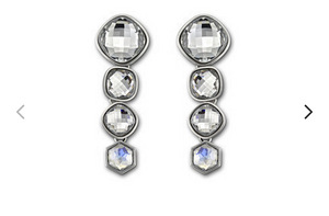 Swarovski օրիգինալ օղեր կրիստալներով (2 լուսանկար / 2)