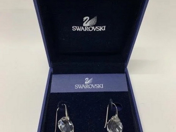Swarovski серьги с кристаллами