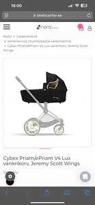 Cybex Priam/ePriam V4 Lux vankrikorv, Jeremy Scott Wings (8 foto / 8)
