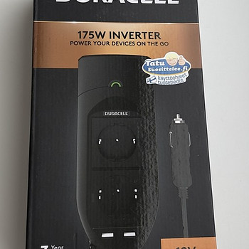 Duracell 175W Twin Inverter 12V