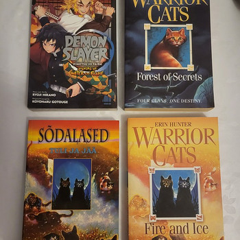 Demon slayer, sõdalased, Warrior cats, Коты воители raamatud