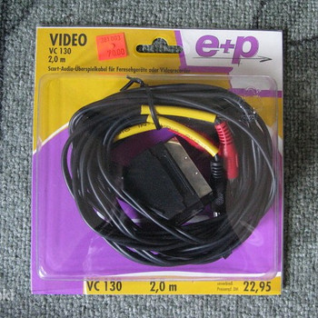 Scart- 4 RCA аудиокабель