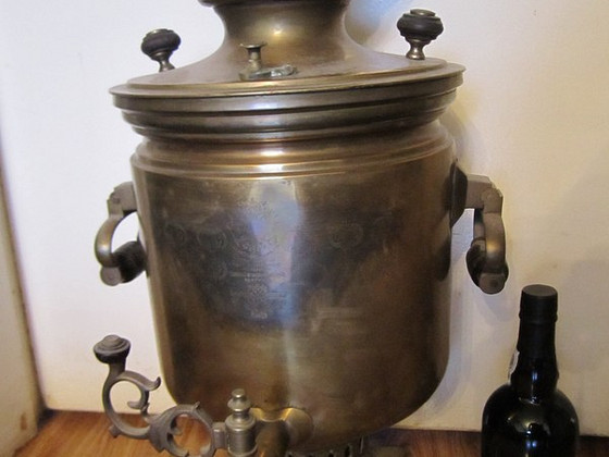 Самовар Василий Баташев 1898. Подсвечник .