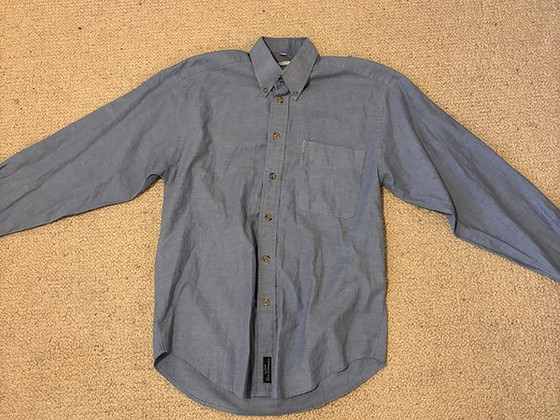 Ben Sherman брендовая, светлая рубашка без дефектов S размер