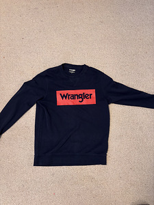 Wrangler tumesinine kampsun suure logoga rinnal (1 foto / 2)