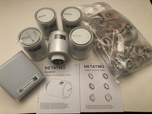 Умные радиаторные термостаты Netatmo Smart Radiator Valves (1 фото из 1)