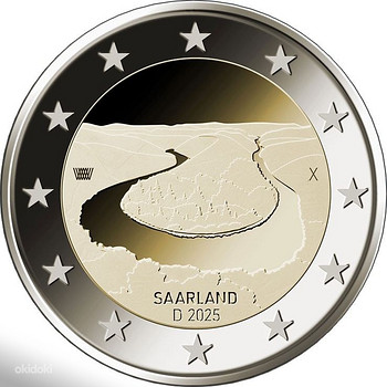 2 eurot Saksamaa 2025 UNC