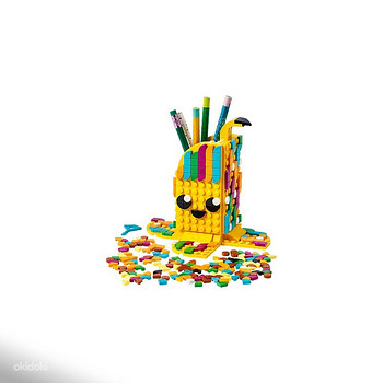 6+ LEGO DOTS 41948. Подставка для карандашей «Милый банан».