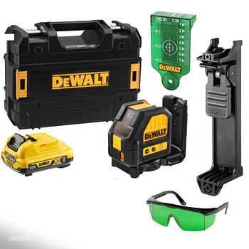 Лазер Dewalt DCE088D1G + Принадлежности + Ящик + Аку