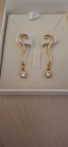 Disainkõrvarõngad kaubamärgilt "Jenavi" Swarovski kristallid (7 foto / 10)