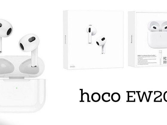Airpods 3 lux копия Hoco EW20 White наушники