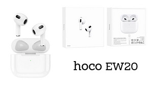Airpods 3 lux копия Hoco EW20 White наушники (1 фото из 1)