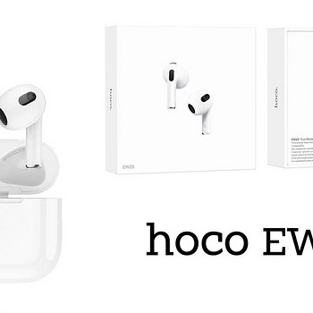 Airpods 3 lux копия Hoco EW20 White наушники