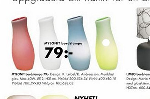 Ikea винтажные лампы Mylonit (1 фото из 2)