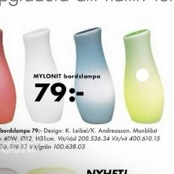 Ikea винтажные лампы Mylonit