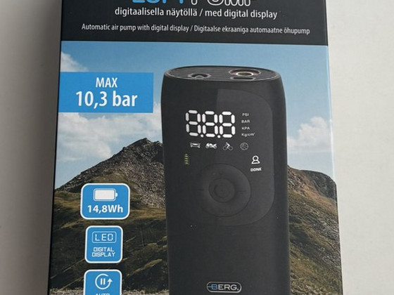 Berg Air Pump Automatic Rechargeable with Digital Display