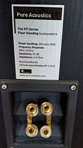 UUED võimsad Pure Acoustics XTI 250W (USA) KÕLARID (4 foto / 6)