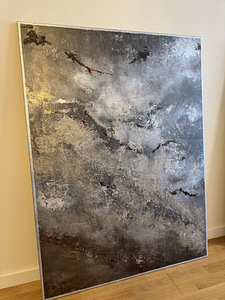 Interjööri maal, akrüül / akrüül abstraktne kunst 130x97 (1 foto / 7)