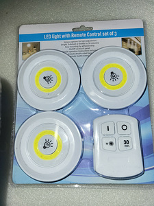 Led valgustid puldiga 3 lampi+pult (4 foto / 5)