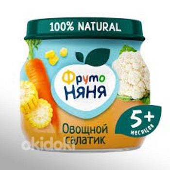 Акция на пюре Фрутоняня Овощной салатик